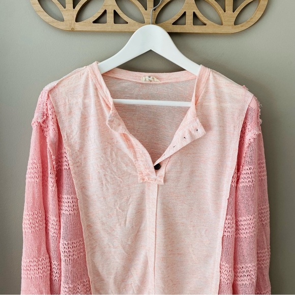 POL Long Sleeve Top Pink Sz Small - Picture 2 of 10